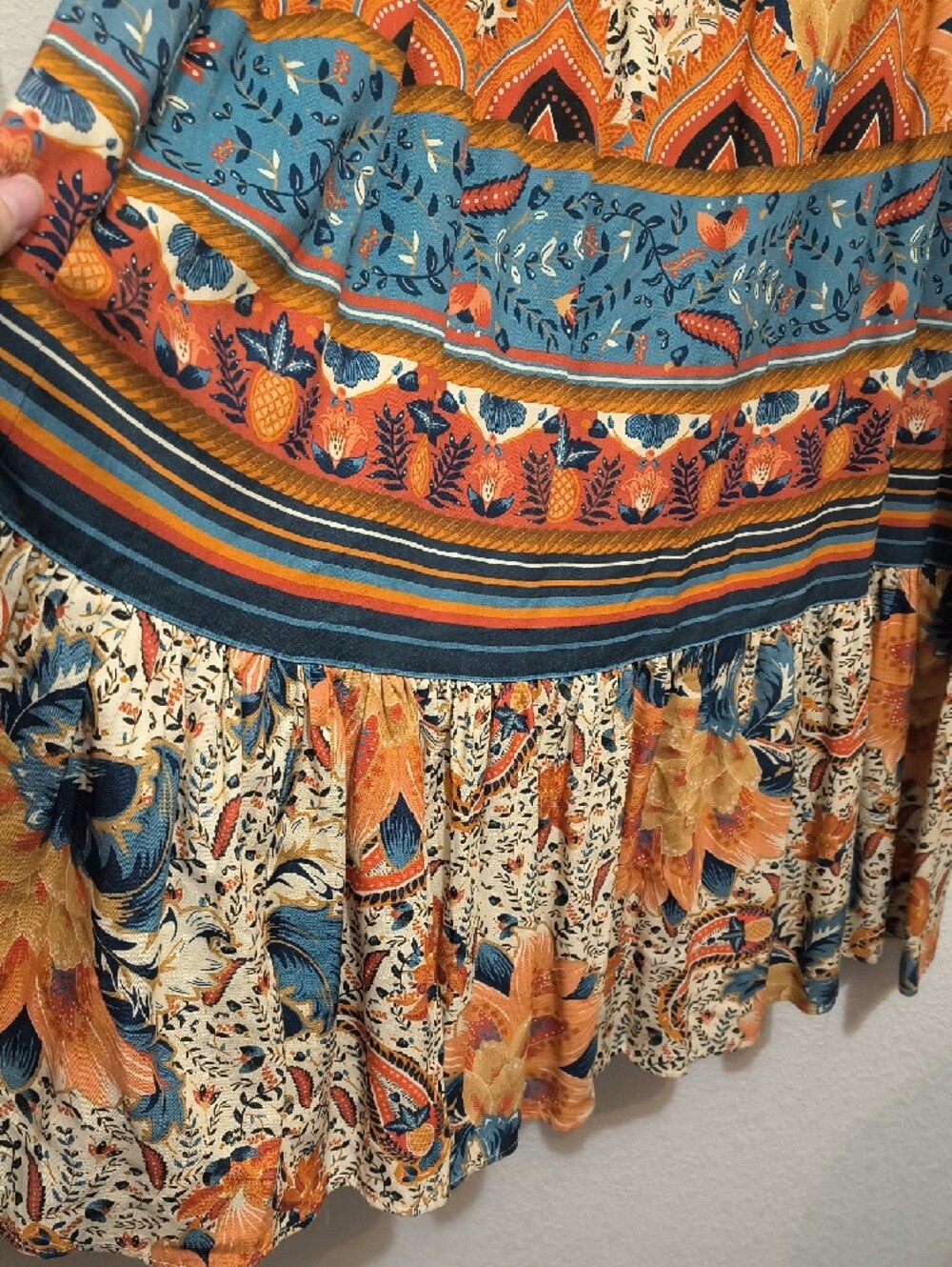 NWOT Farm Rio For Anthropologie Bambina Floral Skirt Set (M) - Picture 8 of 16